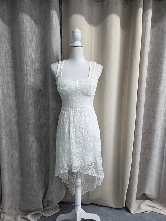 Deb Dresses & Skirts - Deb White Lace High-Low Sundress Y2K 1990's Vintage Size S